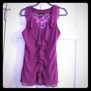 Purple blouse tank top